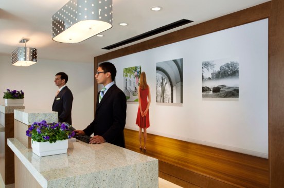 Updated reception area