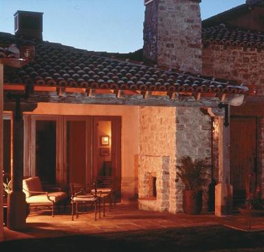 Each unit at The Villas at Golden Eagle Village contains multiple outdoor living spaces, among them terraces, loggias, and courtyards.