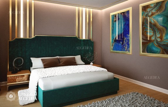 Guest bedroom design in small villa
