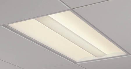 SofTrace luminaires from Day-Brite Lighting can create energy savings of about 30 percent through a concealed lamp center panel with 95 percent efficiency. A wide variety of ballast factor options and stepped or continuous dimming are available. The luminaires distribute light uniformly for comfort. (662) 842-7212 / www.daybritelighting.com CIRCLE NO. 88; ecostructure.hotims.com