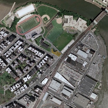 Aerial view. 