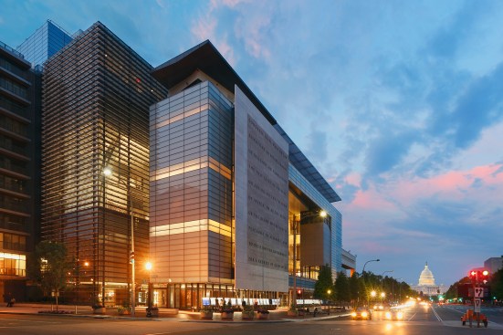 Newseum, Washington, D.C., completed in 2008.