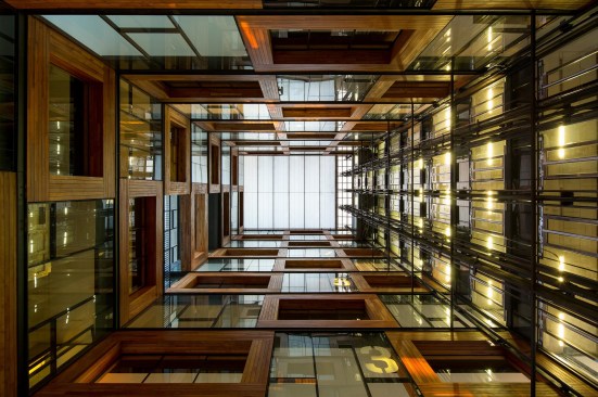 The atrium.