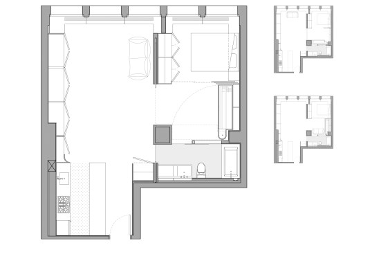 Floor plans, An Apartment for Space-Age Lovers