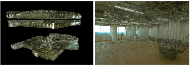 Scanned images using Leica BLK2GO