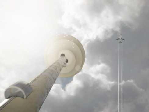 View from below. 