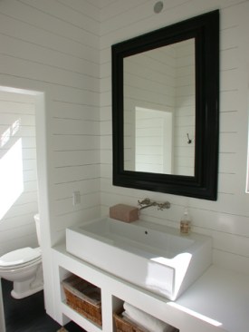 Smith Residence, Malibu, powder room