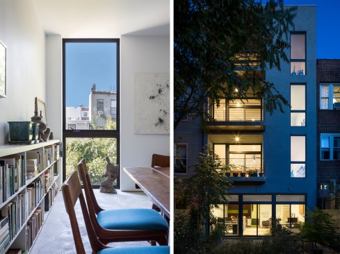 interiors + rear facade