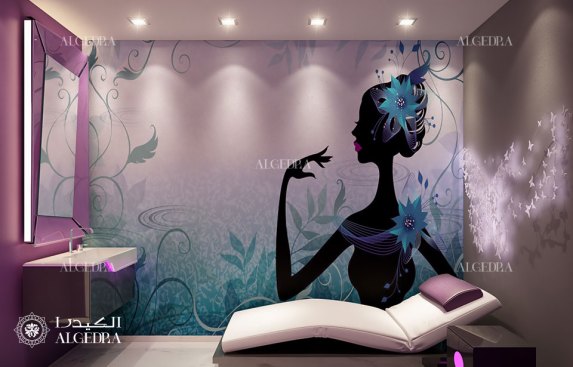 Beauty salon design concept 