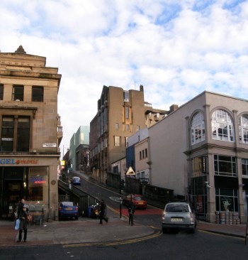 Southwest corner.