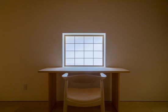 Study window with screen and the study