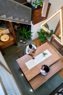 Furniture and Lighting fixtures are mostly customised to gain kindred aesthetics