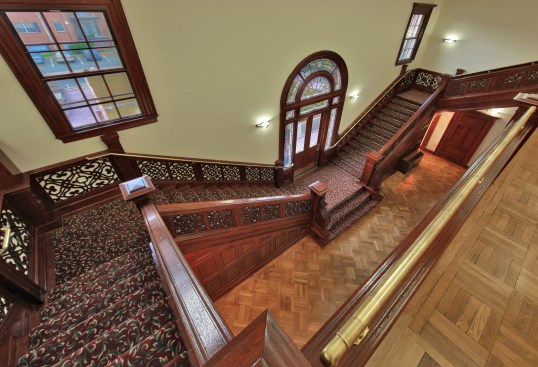 Restored main stair