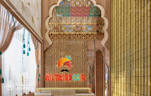 Indian restaurant reception design