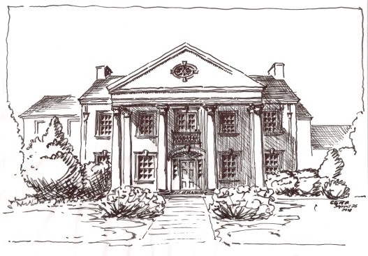 Conceptual sketch of planned renovations