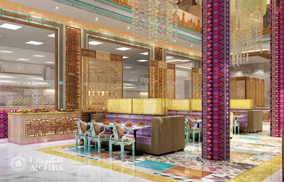 Indian restaurant interior design 