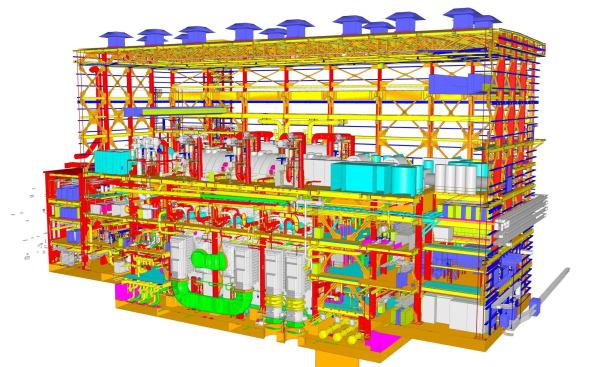 Winner, Innovation in Collaboration Using i-models: AP1000 Nuclear Power Plant i-models, in Jenkinsville, S.C., and Waynesboro, Ga., by CB&I Power