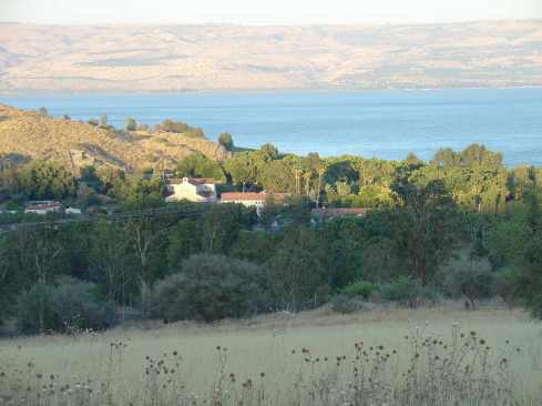view+to+the+monastery+and+sea+of+Galilei