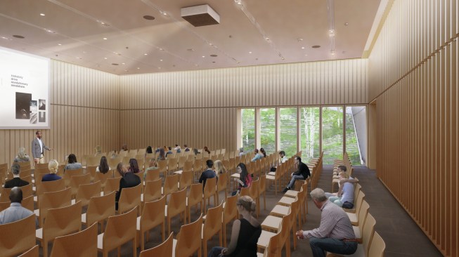 A rendering of new educational space
