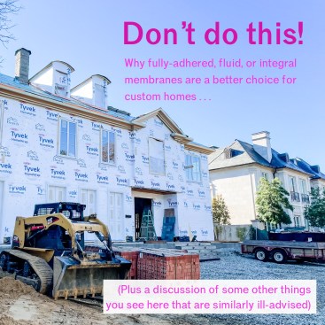 Stills from Christine Williamson's BuildingScienceFightClub Instagram account
