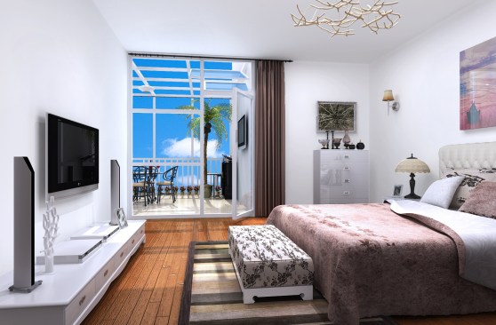 Fig. 7  Rendering of the Sample Bedroom