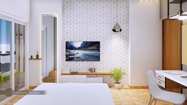 Bedroom 2 t.v panel 