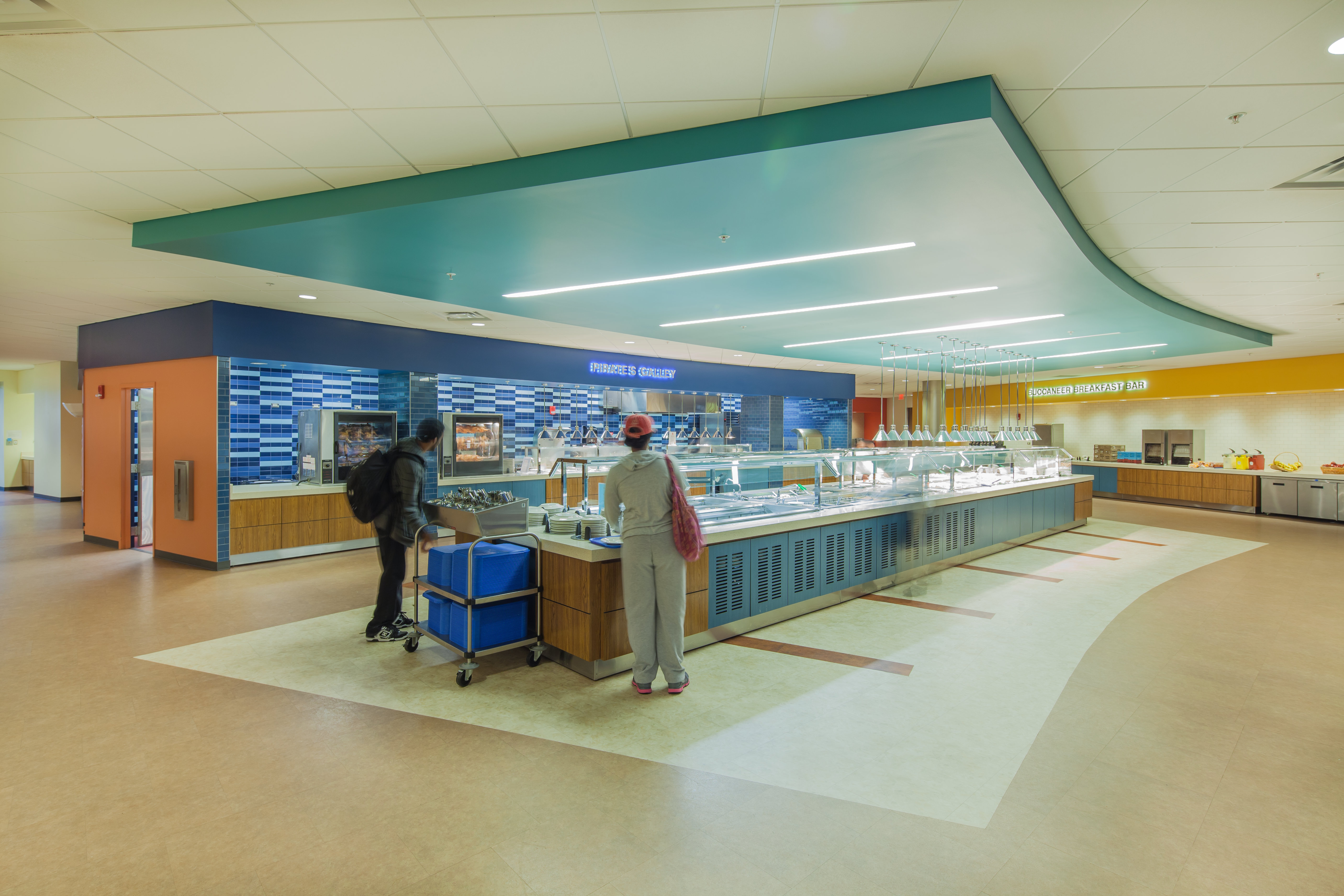 First floor servery