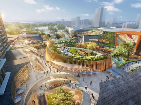 Zhuji Powerlong Park Central by JERDE