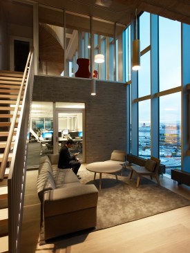 Lounge space.