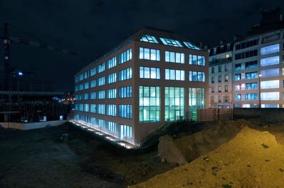 ZAC PAJOL offices at night.