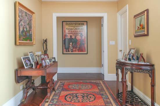 Adjusted entryway from Manhattan renovation @ 91 Central Park West