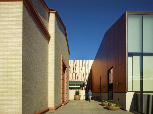“That’s a part of the project I really like a lot, the part where the two different buildings almost touch,” Pali says. “It’s like walking through an old European city."