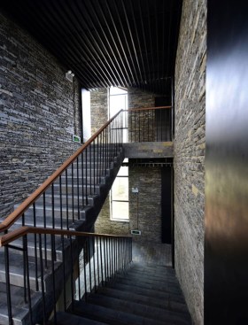 Interior staircase to 2F