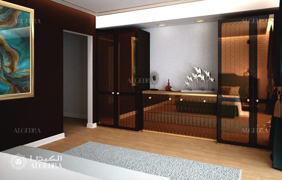 Modern villa bedroom design