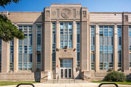 The 1941 Chicago Vocational High School, the author’s alma mater