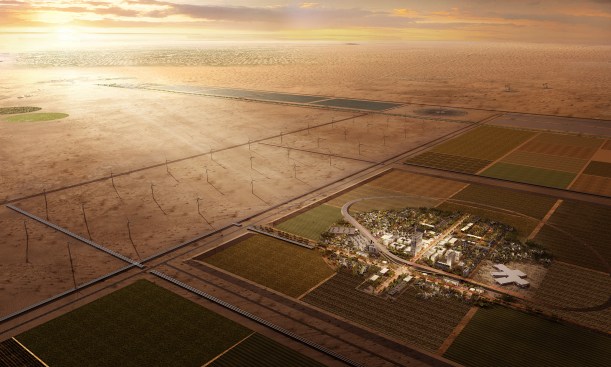 CITE, a "ghost suburb designed by Perkins+Will in New Mexico