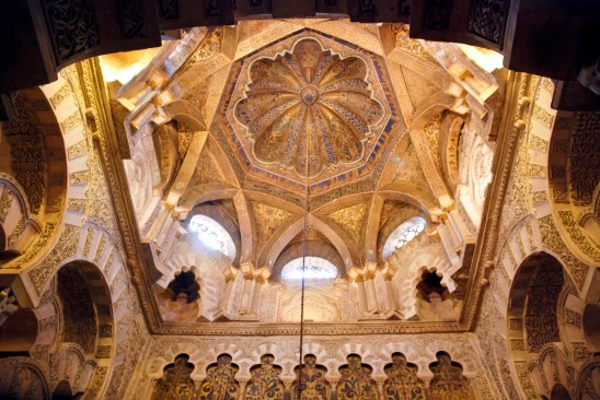The vaulted maqsura inside the Córdoba Mezquita