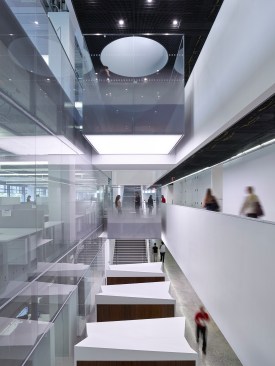 Bloomberg Center interior.