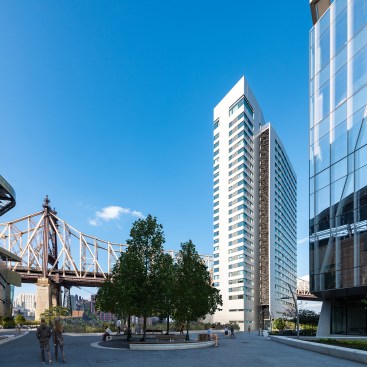 The House residence hall at Cornell Tech, designed by Handel Architects.