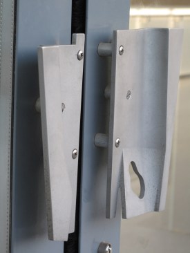 Door pull detail.