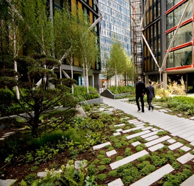 Permeability between pavilions.