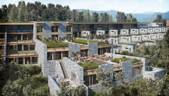 Mountain view elevation