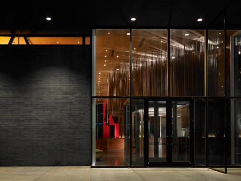 Breezeway entry on south