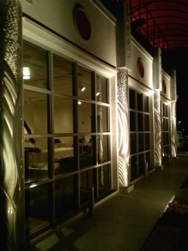 Paulo Brushed Metal Pillars