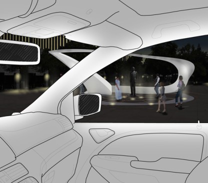 View from a car