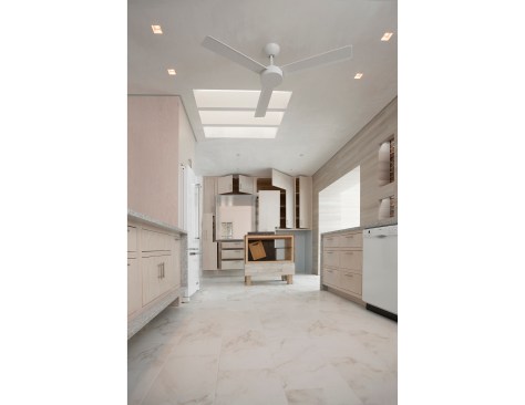 Kitchen cabinets were inspired by the L.A. artist Patrick Wilson