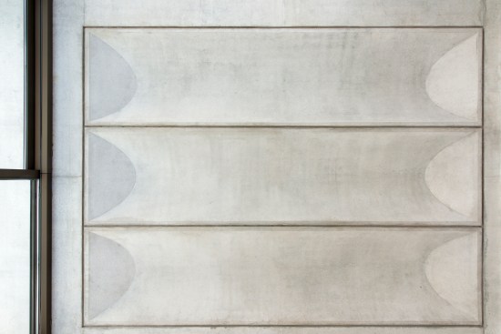 Concrete ceiling.