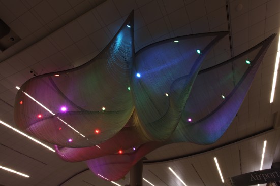 Mammatus Installed - Hartsfield-Jackson International Arrivals Hall