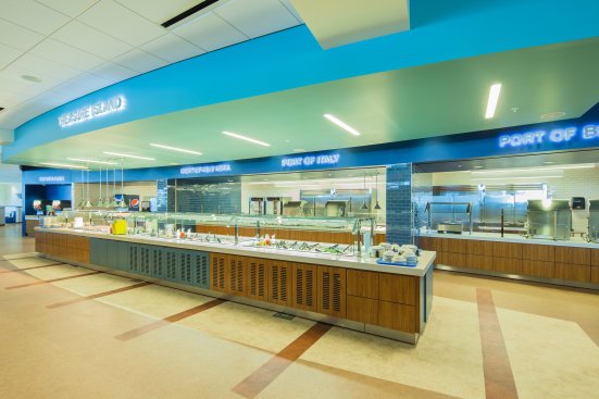 Second floor servery