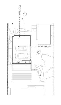 The garage-level plan.